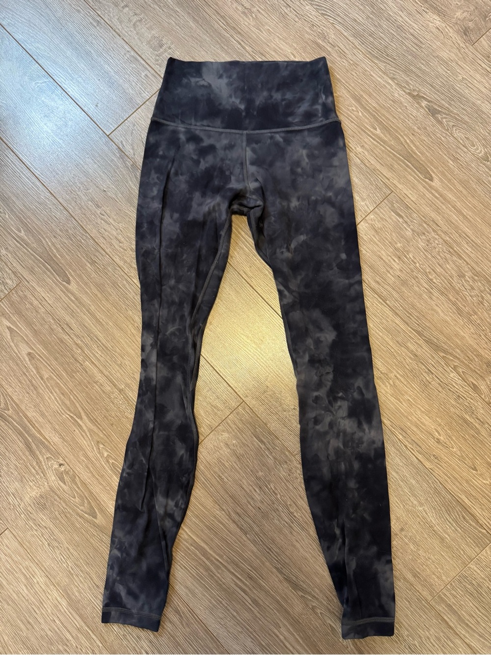 lululemon athletica Black Tie-Dye High-Rise Leggings